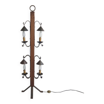 Vintage brutalist floor lamp 1970