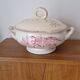 Sarreguemines soup tureen, country model F.F. Pexonne