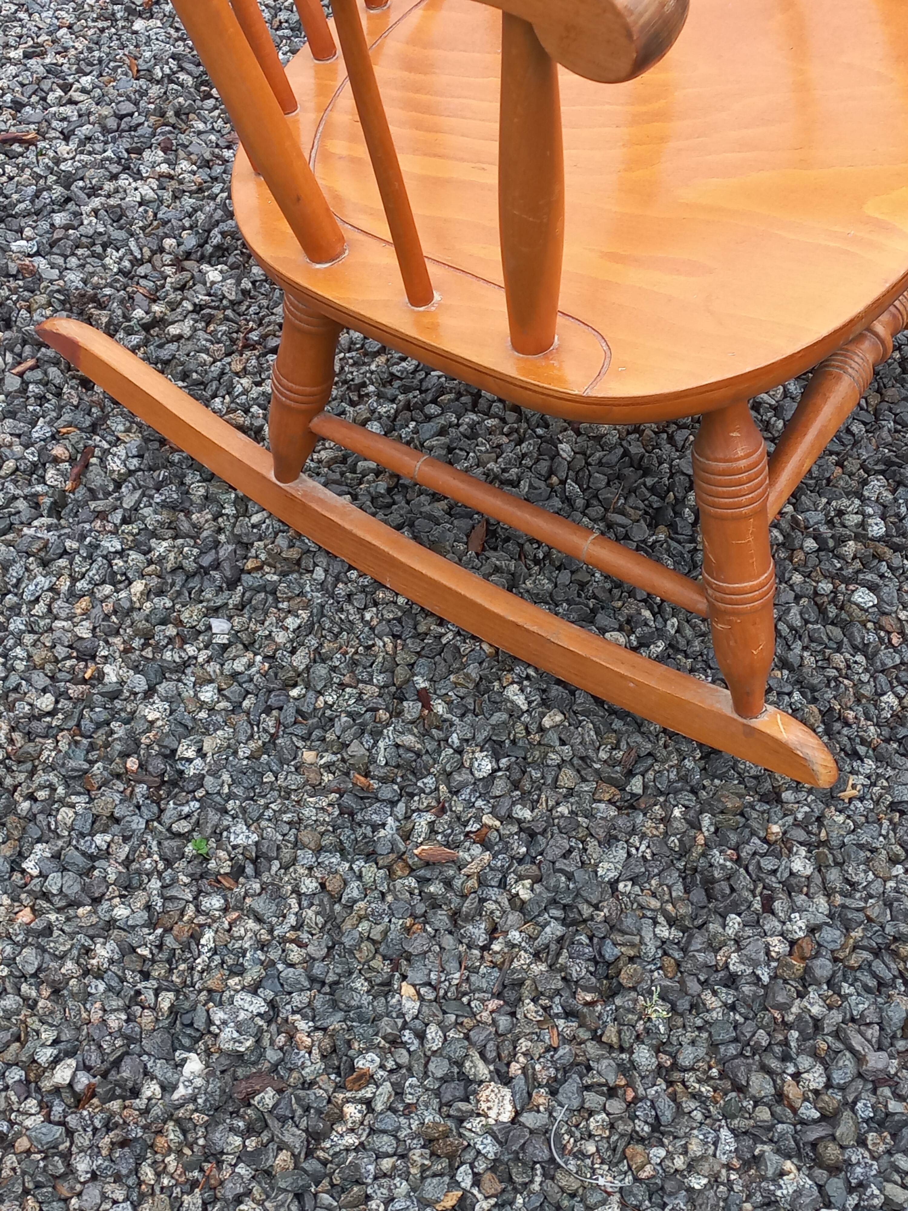 1970s Scandinavian style rocking chair