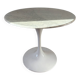 Vintage 1970 marble tulip table