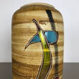 Pottery fat lava multicolor 546-40 vase made by Scheurich, 1960s