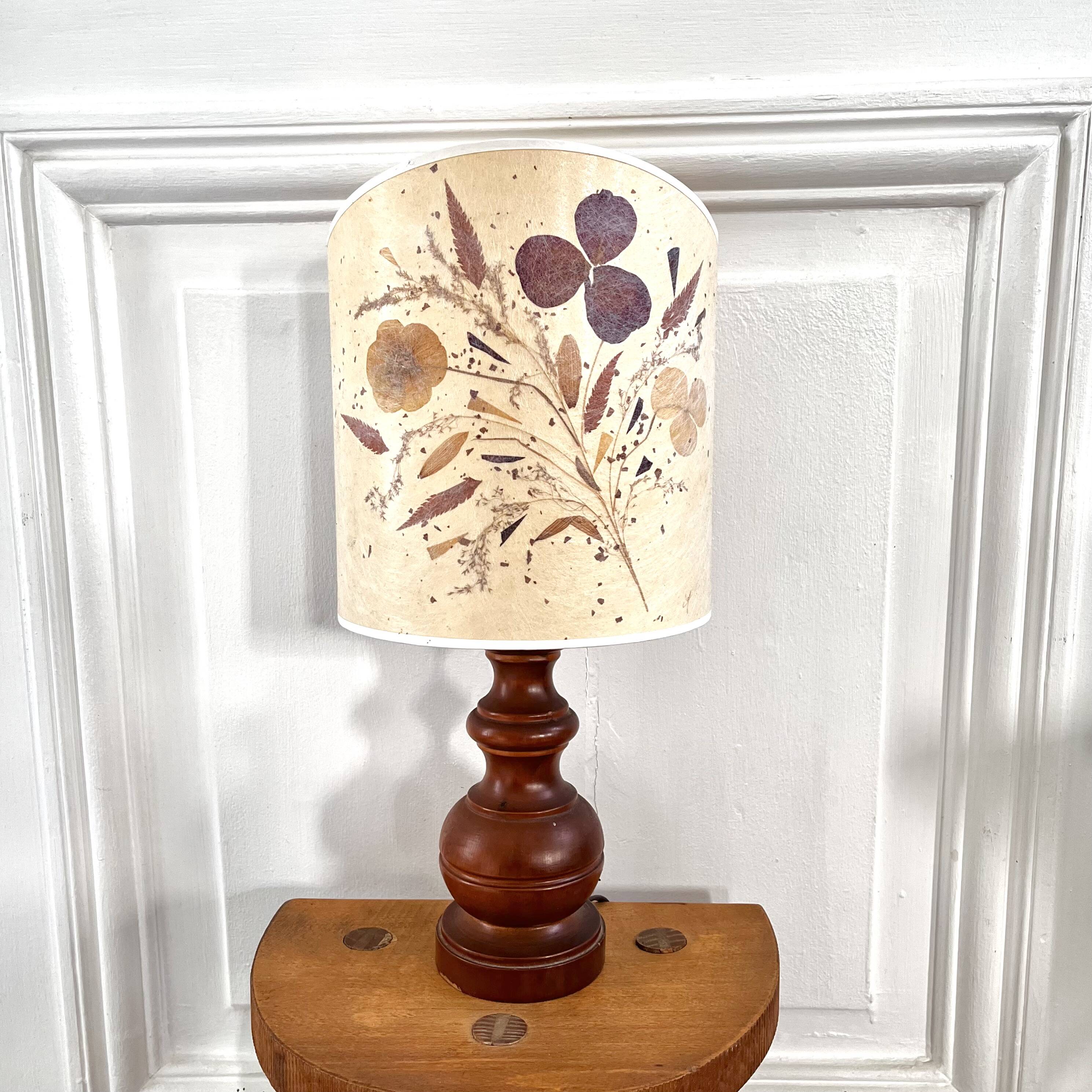 Lampe herbier années 70