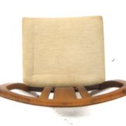 Set of 4 Scandinavian walnut chairs, Linde Nilsson, Lammhult, Sweden