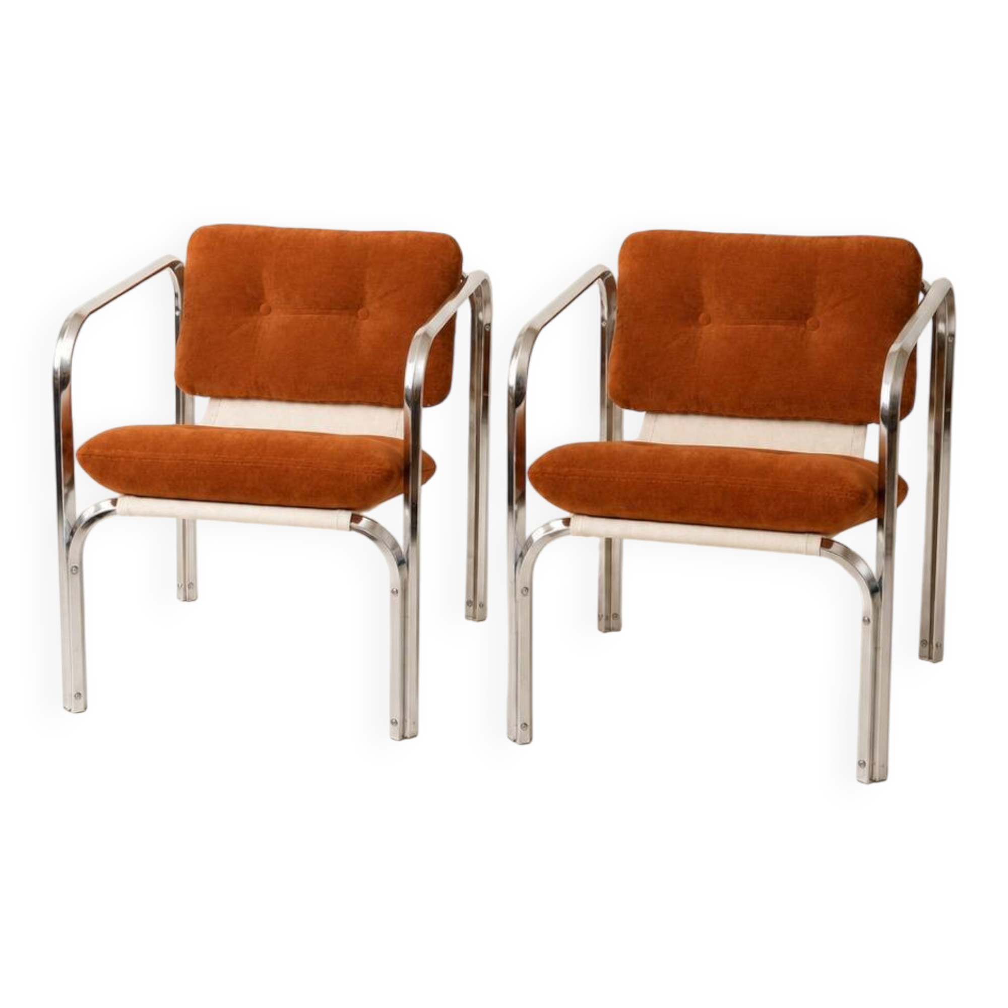 2 fauteuils italiens, 1970