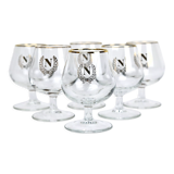 6 glasses of cognac "N"
