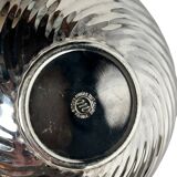 Ercuis, 20th century silver-plated ruffled pocket emptier