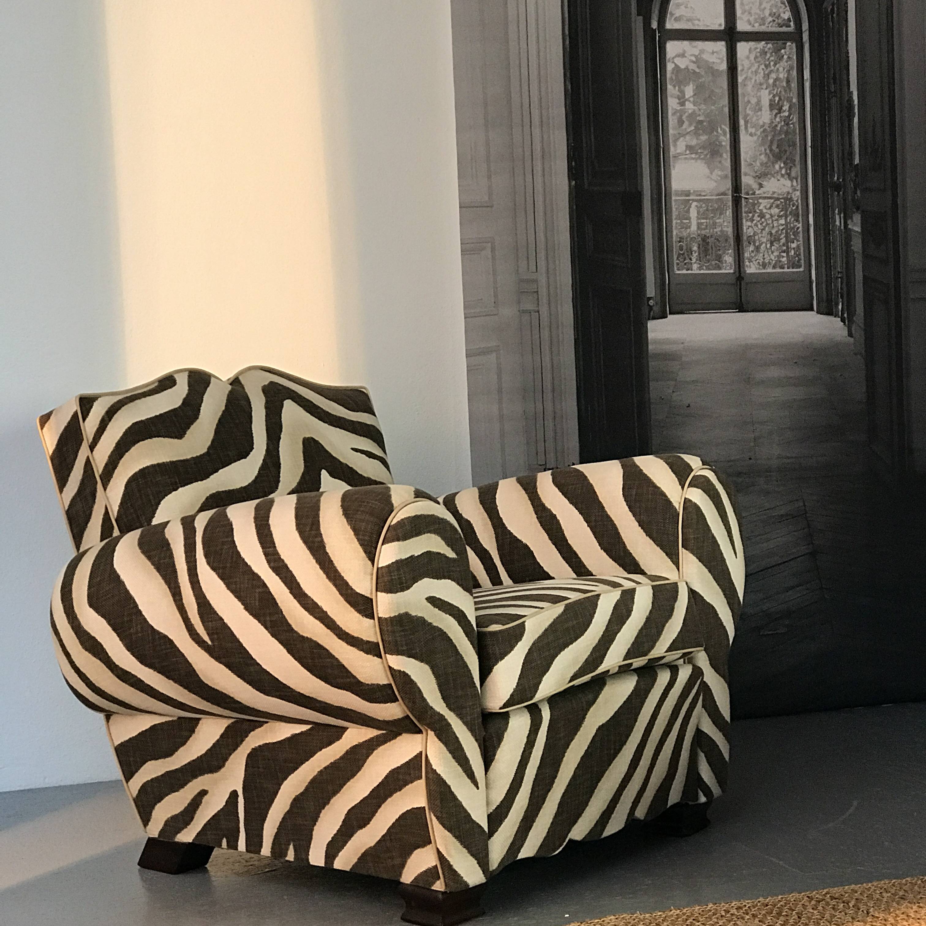 French moustache club chair, 1950s