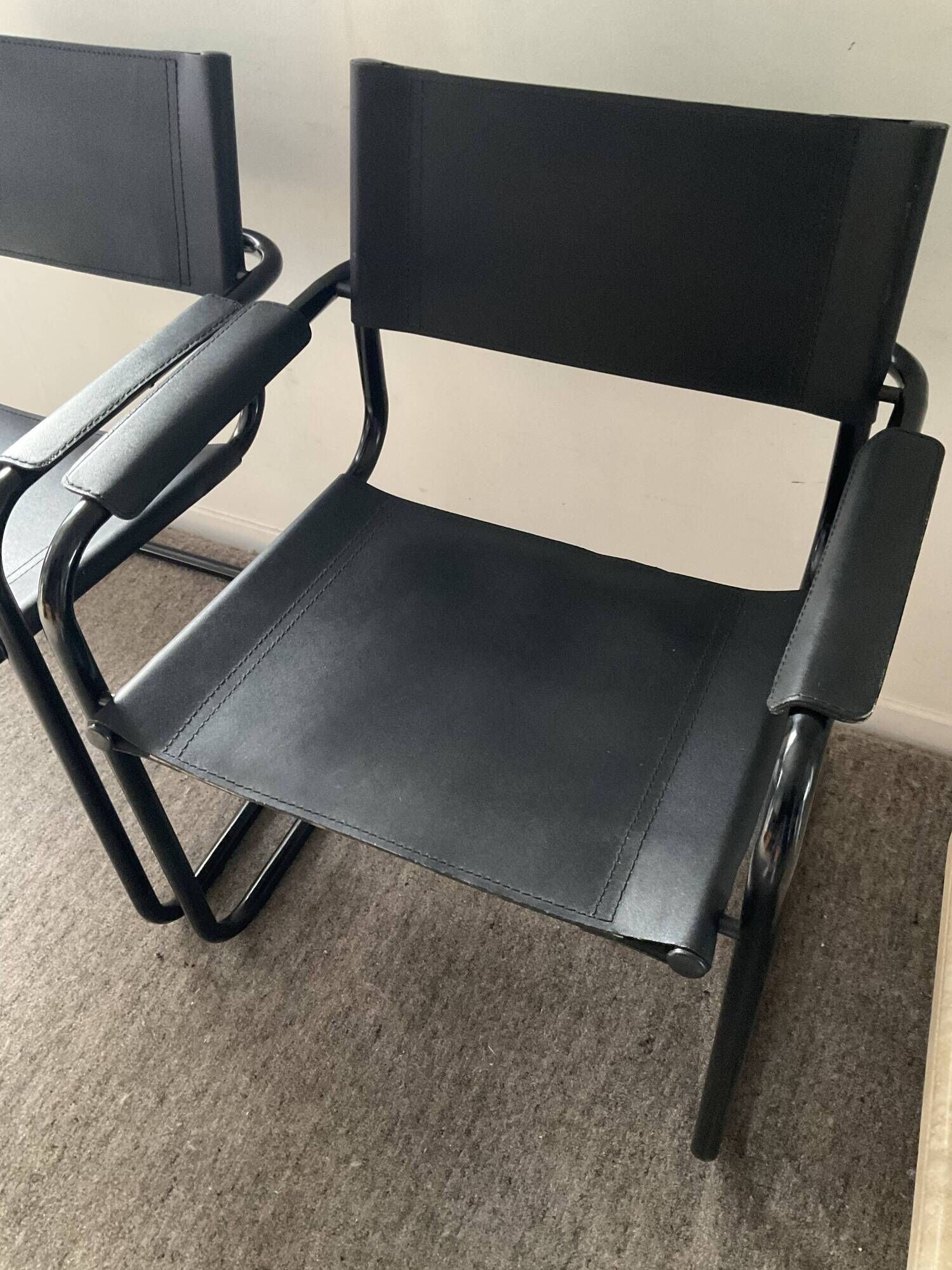 Pair of vintage Cantilever chairs from the 70s-80s