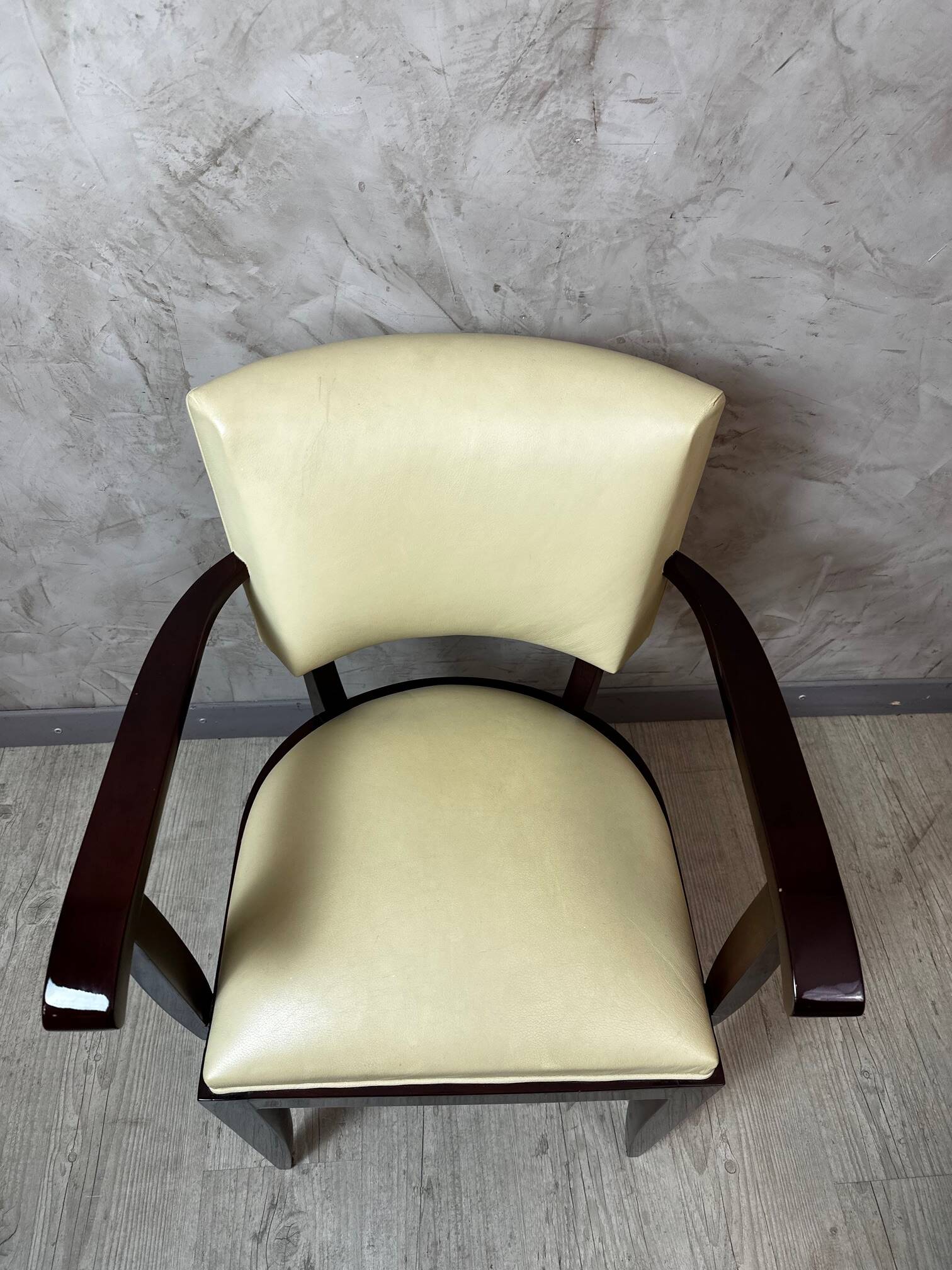 Pair of bridge armchairs