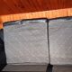 Molinari 3 seater black vintage sofa