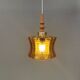 Swedish hanging lamp with double layer glass shades, 1970s
