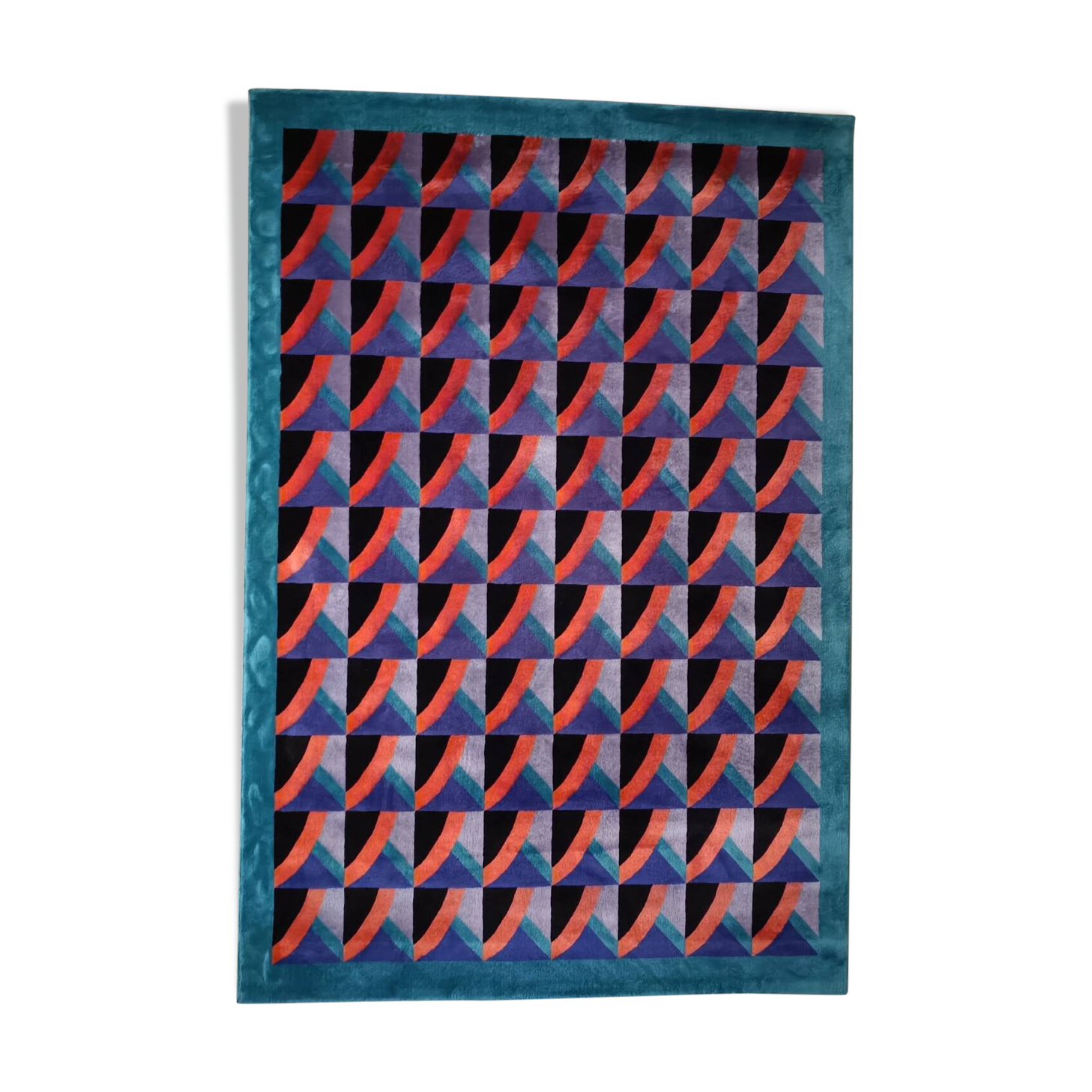 Tapis vintage en laine de style italien Or-Art.