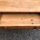 Old rattan desk