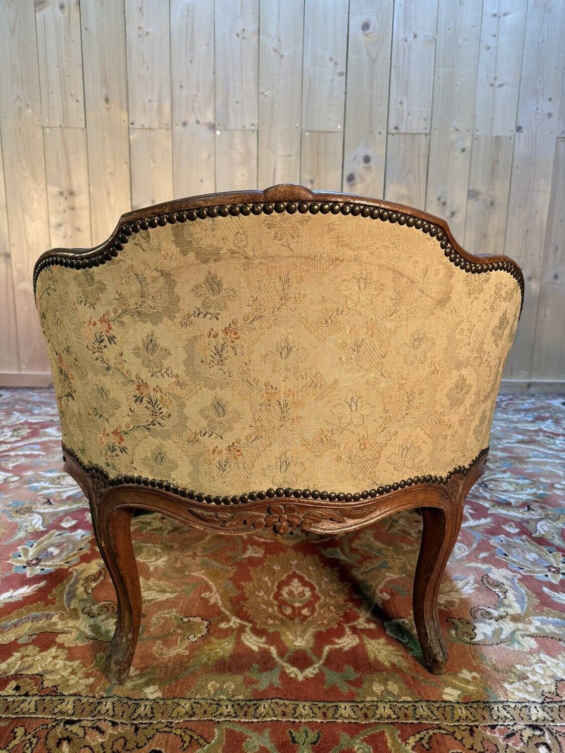 Duchess on a boat - Louis XV period chaise longue