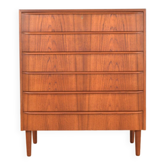 Mid-Century Danish Teak Chest of Drawers, 1960s.