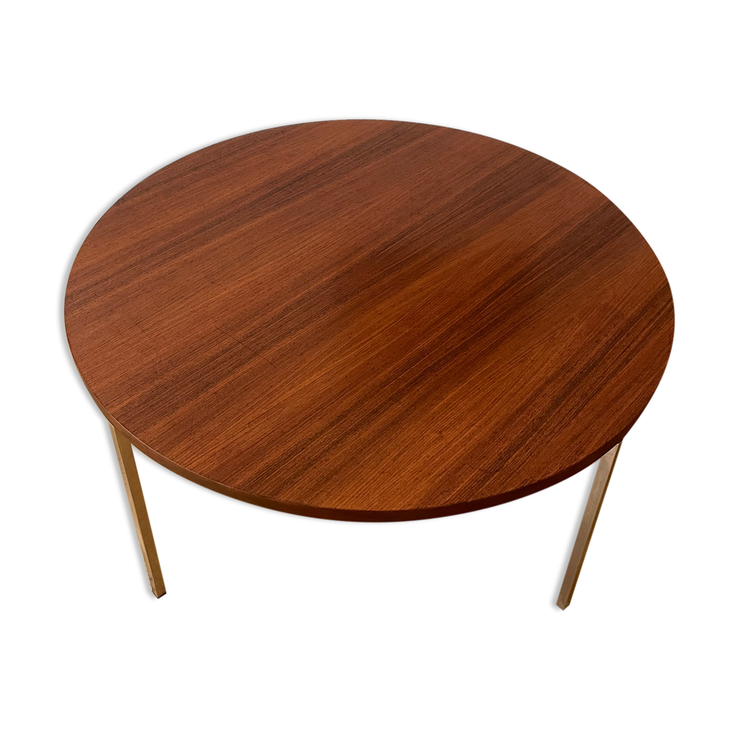 Florence Knoll round Coffee Table in Palisander 1960s