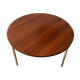 Florence Knoll round Coffee Table in Palisander 1960s