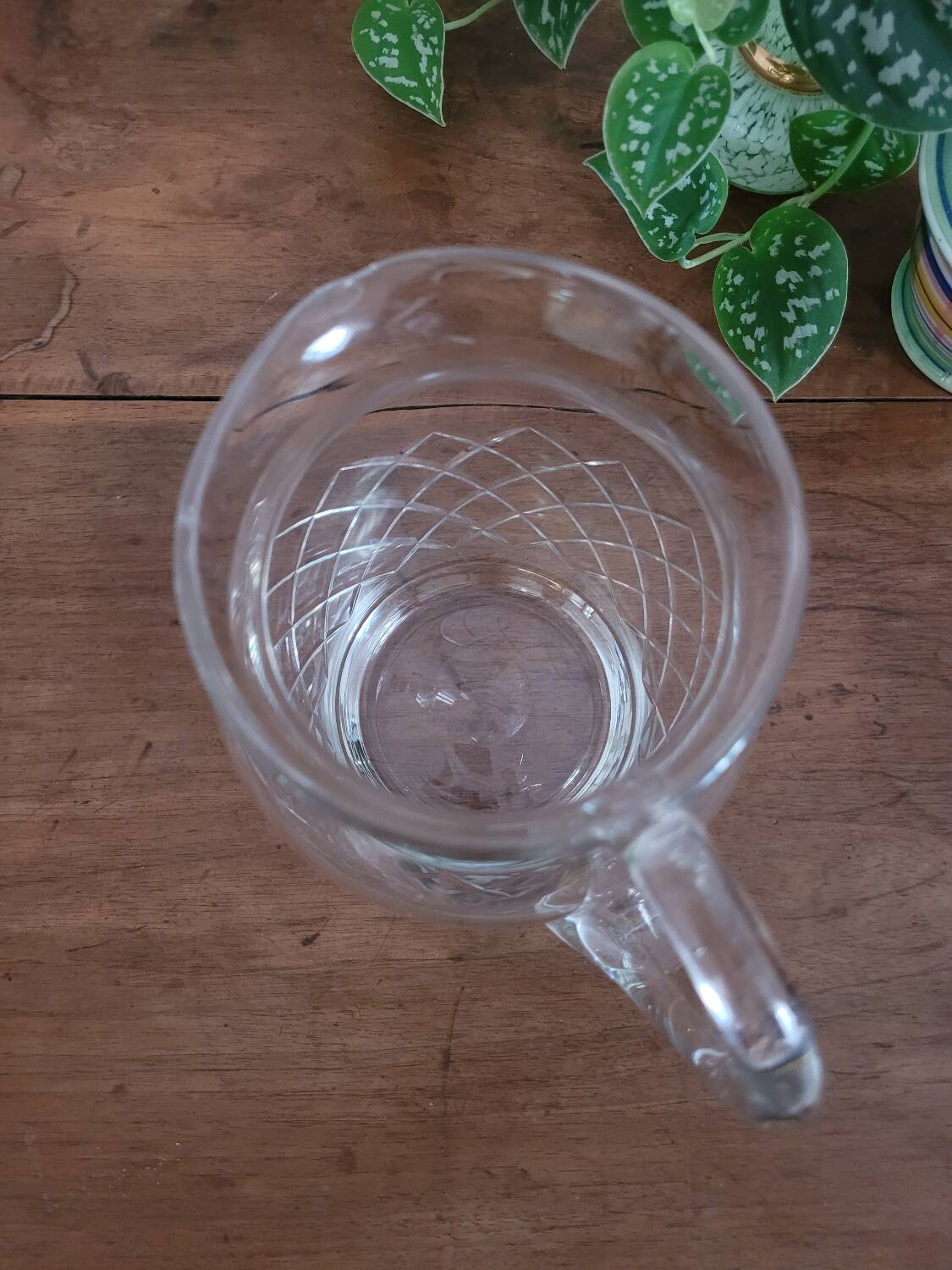 Pitcher No. 2 in chiseled / cut crystal