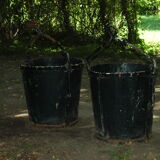 2 old industrial pot hiders 1 m