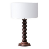 Oak table lamp