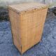 Porte bouteilles rotin bambou vintage