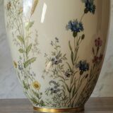 Porcelain vase flowers Wiesengrund und Bergeshöh'n
