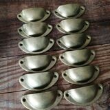 Shell handles x12 Gold - Trade furniture