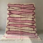 Handmade pure wool rug, size 150/250 cm.