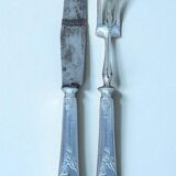 Leg of Lamb Cutlery Service, Silver, Minerva Hallmark
