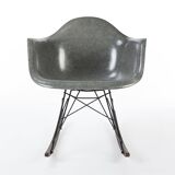 Elephant Grey Herman Miller Vintage Original Eames RAR Arm Shell Chair