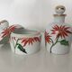Y. Ginther porcelain jar and toilet jar