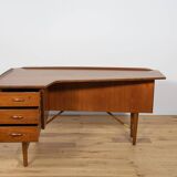 Bureau vintage Boomerang en teck par Peter Løvig Nielsen, Danemark, 1970