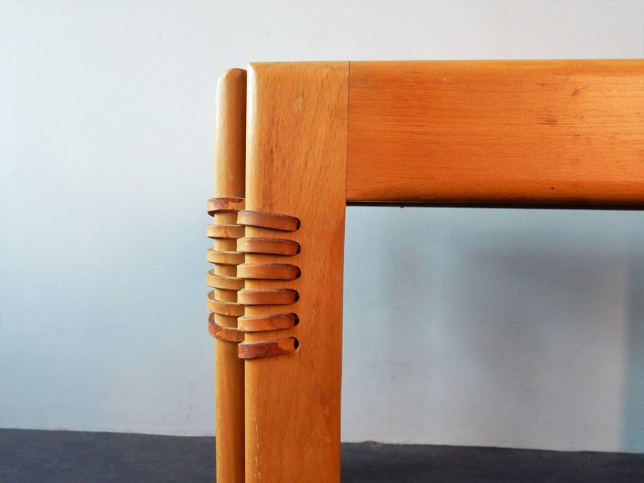 Table basse pliante carrée danoise vintage