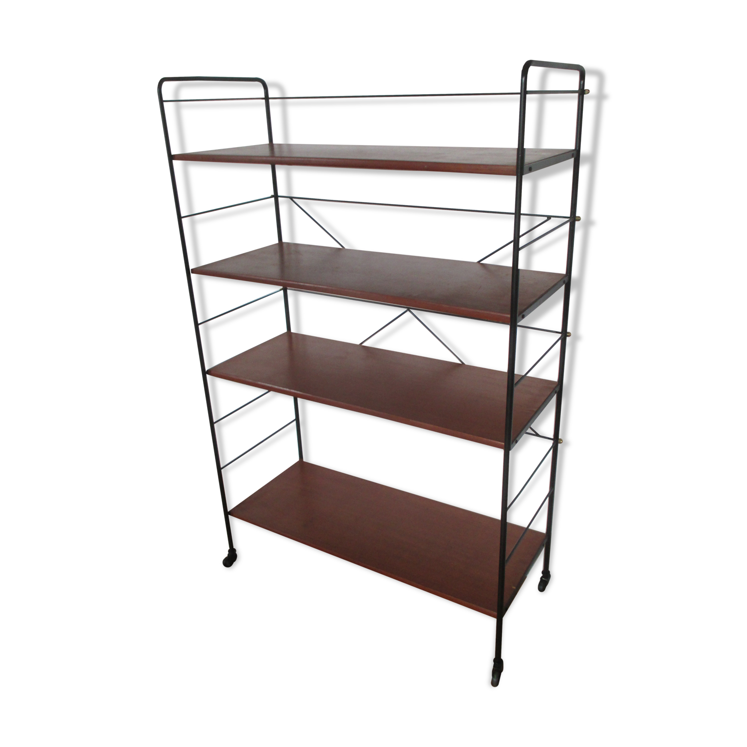 Vintage shelf on wheels 60s