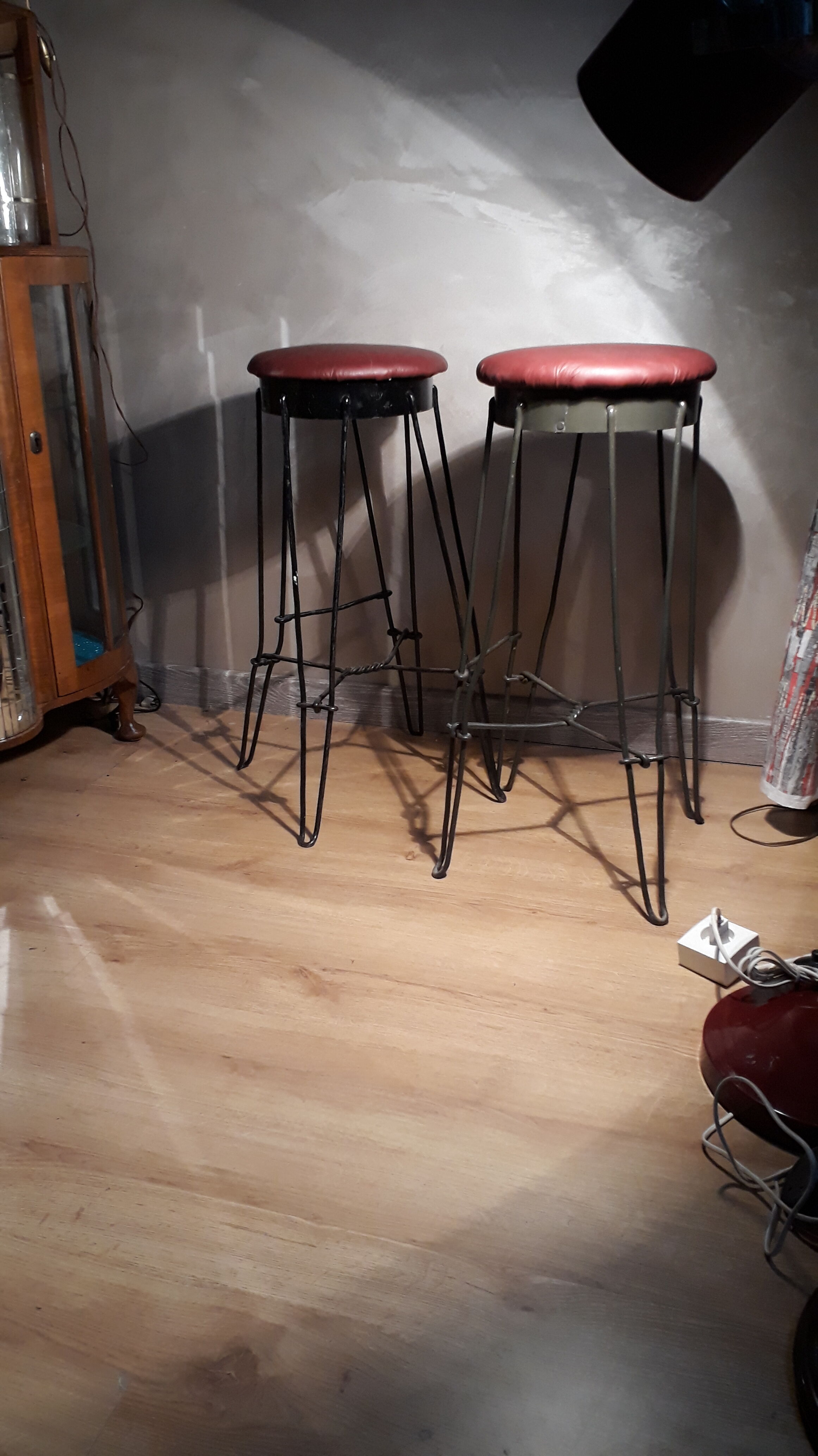 1950s hairpin style stools