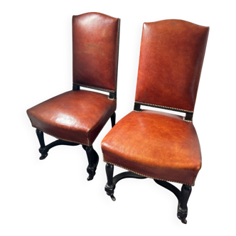 Pair of Louis XIII chairs