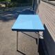 Table bleu formica vintage