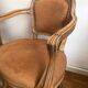 Pair of Louis XV style convertible armchairs