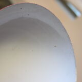 1950 burgundy desk lamp and laition