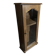 Petite bibliothèque bois vitrée