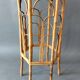 Vintage bamboo pedestal table.