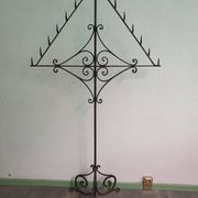 Ancien porte-cierges d'église en fer forgé – XIXe siècle