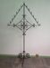 Antique church candlestick in wrought iron – 19th century