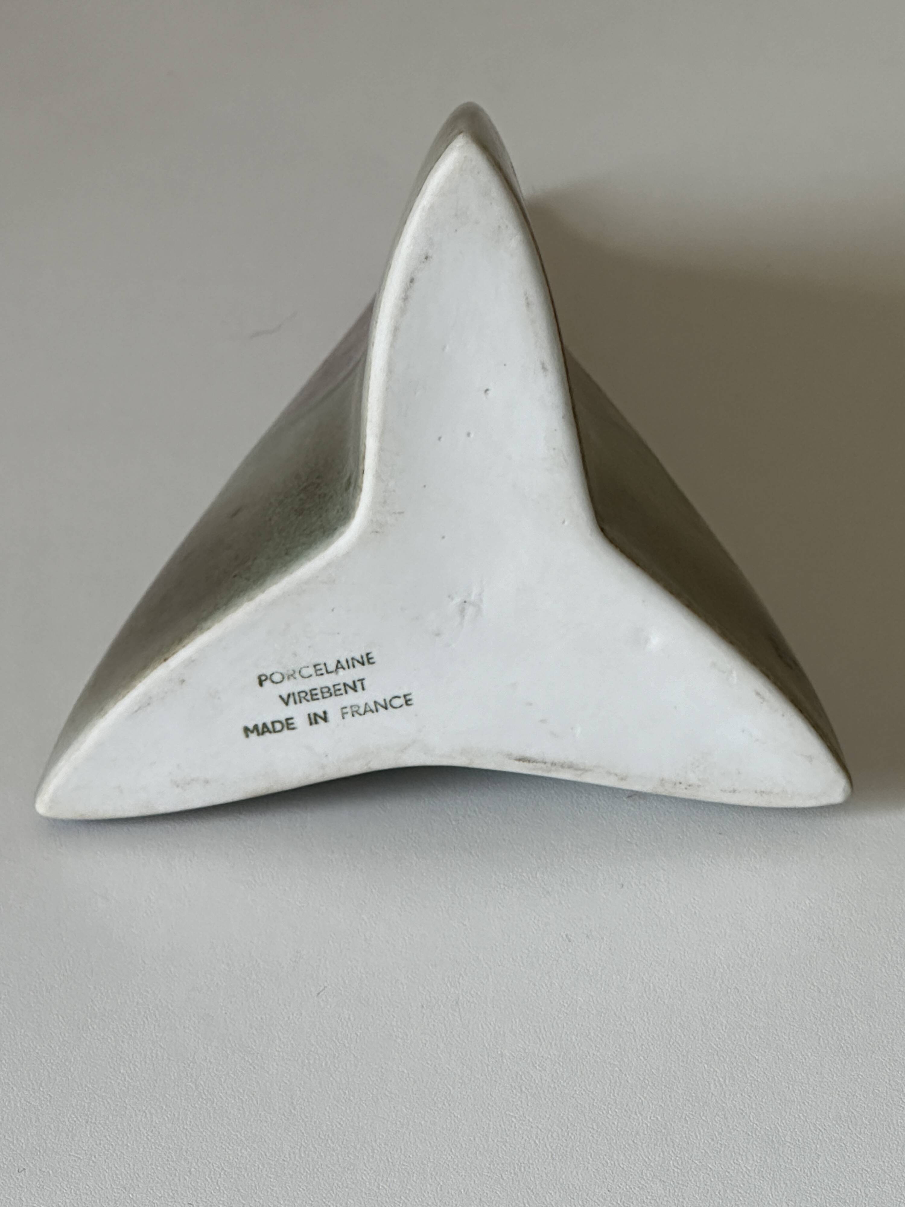 Ceramic vase virebent design 1970s