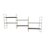 Modular metal string wall shelf