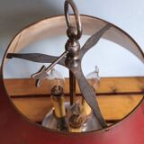 Empire-style three-light bouillotte lamp