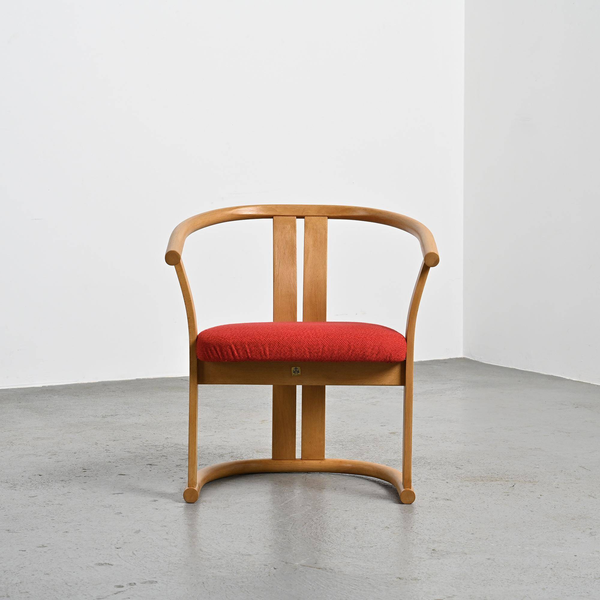 Pair of armchairs by Isamu Kenmochi, Japan circa 1965