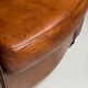 Set of 2 sheepskin club armchairs