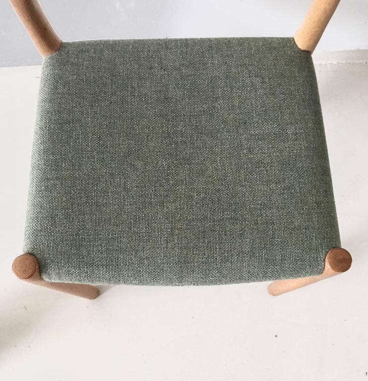 Pair of chairs by JL Moller for Hojbjerg Denmark 1960s teak