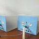 Pair of Midcentury Wall or Table Lamps, Pokrok, 1970s